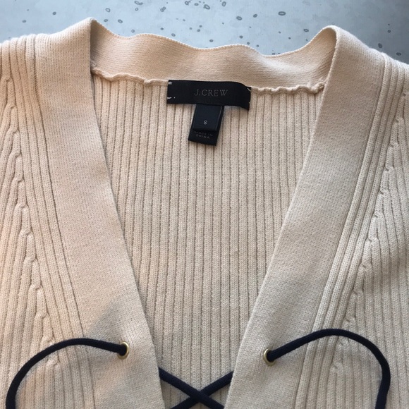 J.Crew Ribbed Lace Up Sweater Tank - Picture 3 of 4